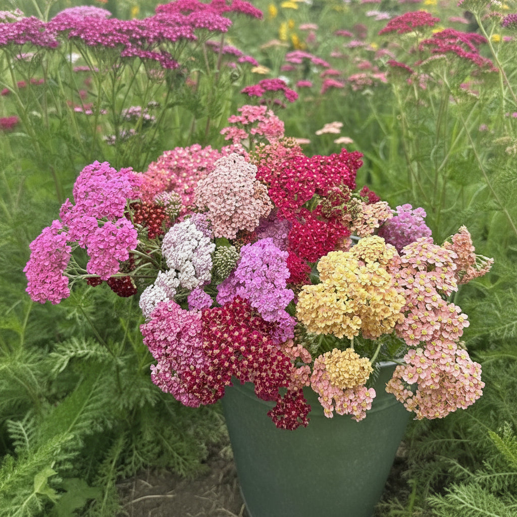 Röllika i buketter – färgstark, tålig och perfekt att torka
