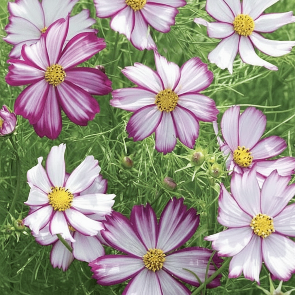 Rosenskära Tip Top Picotee för egenodlade sommarbuketter