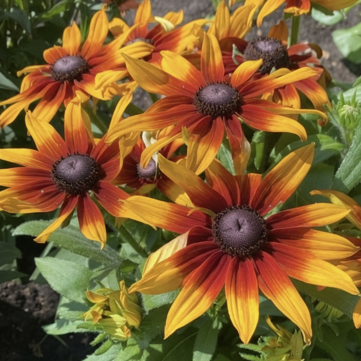 Cappuccino – rudbeckia i varma kaffe- och koppartoner Blomfröer Palettparadiset