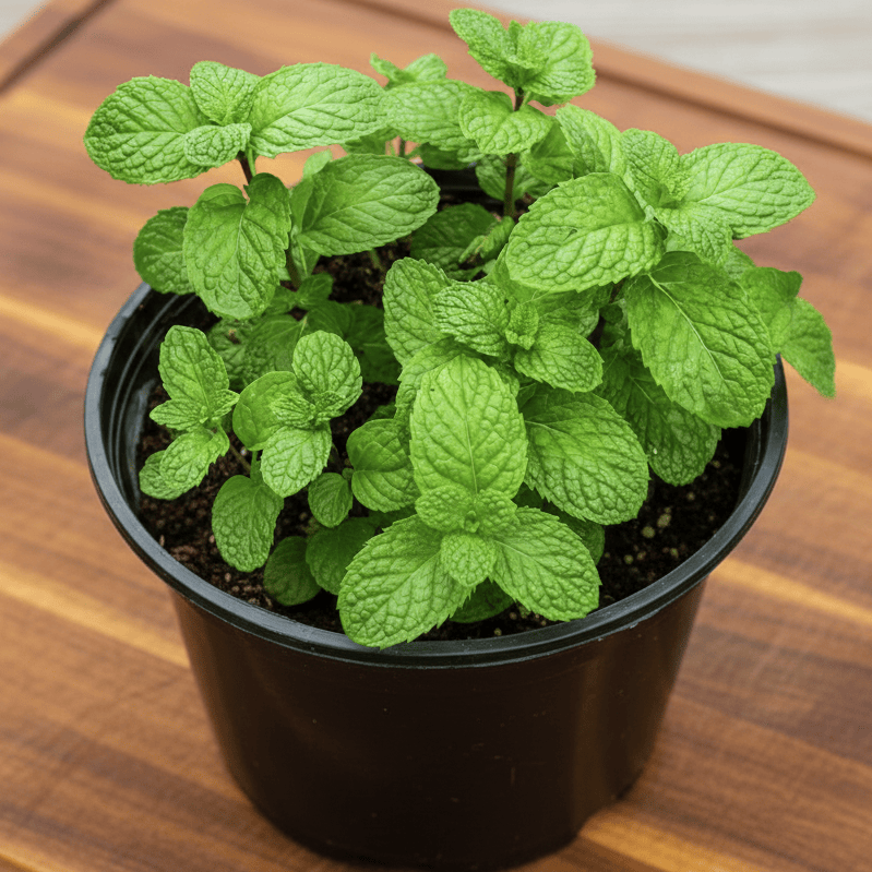 Egyptisk mynta ‘Rundmynta’ – äppeldoftande mynta för te och drinkar Palettparadiset