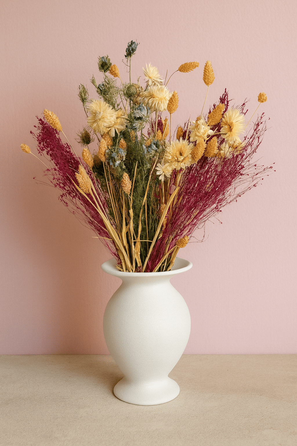 Färgprakt – Torkad bukett med liv och energi Palettparadiset