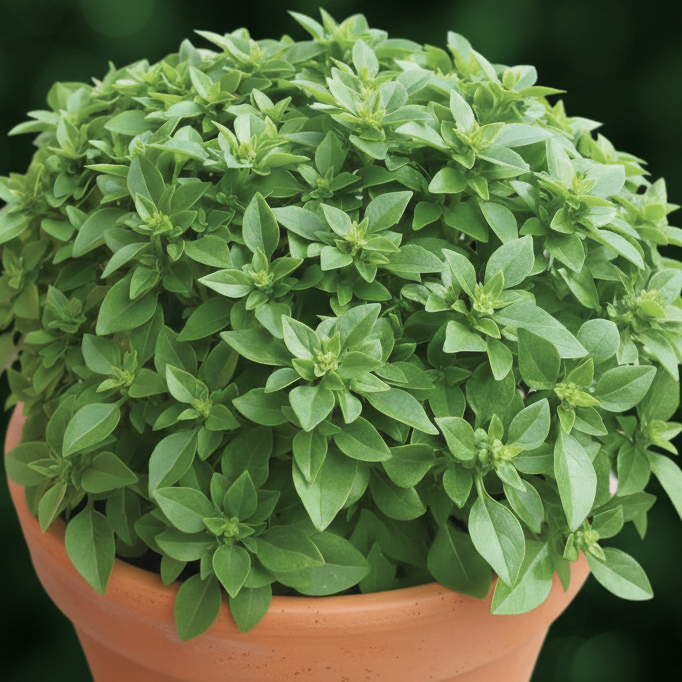 Grekisk basilika ‘Basito’ – kompakt buskbasilika för kruka Palettparadiset