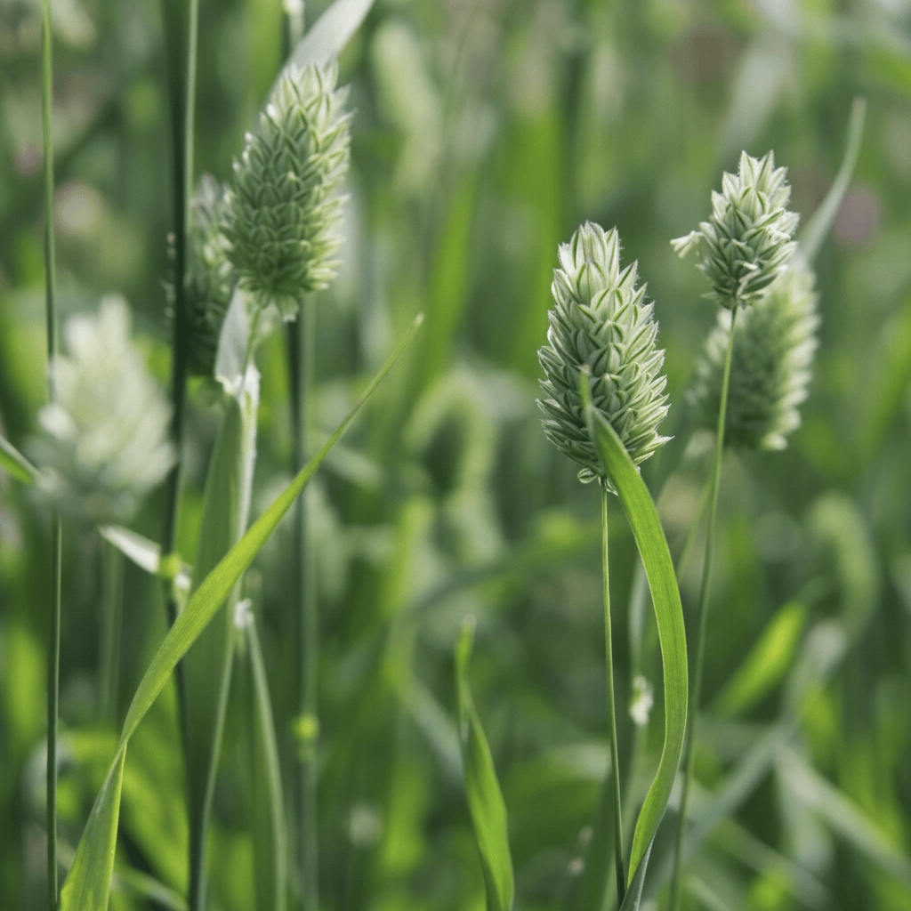 Kanariegräs ‘Canary Grass’ – dekorativa gröna ax för buketter & torkning Blomfröer Palettparadiset