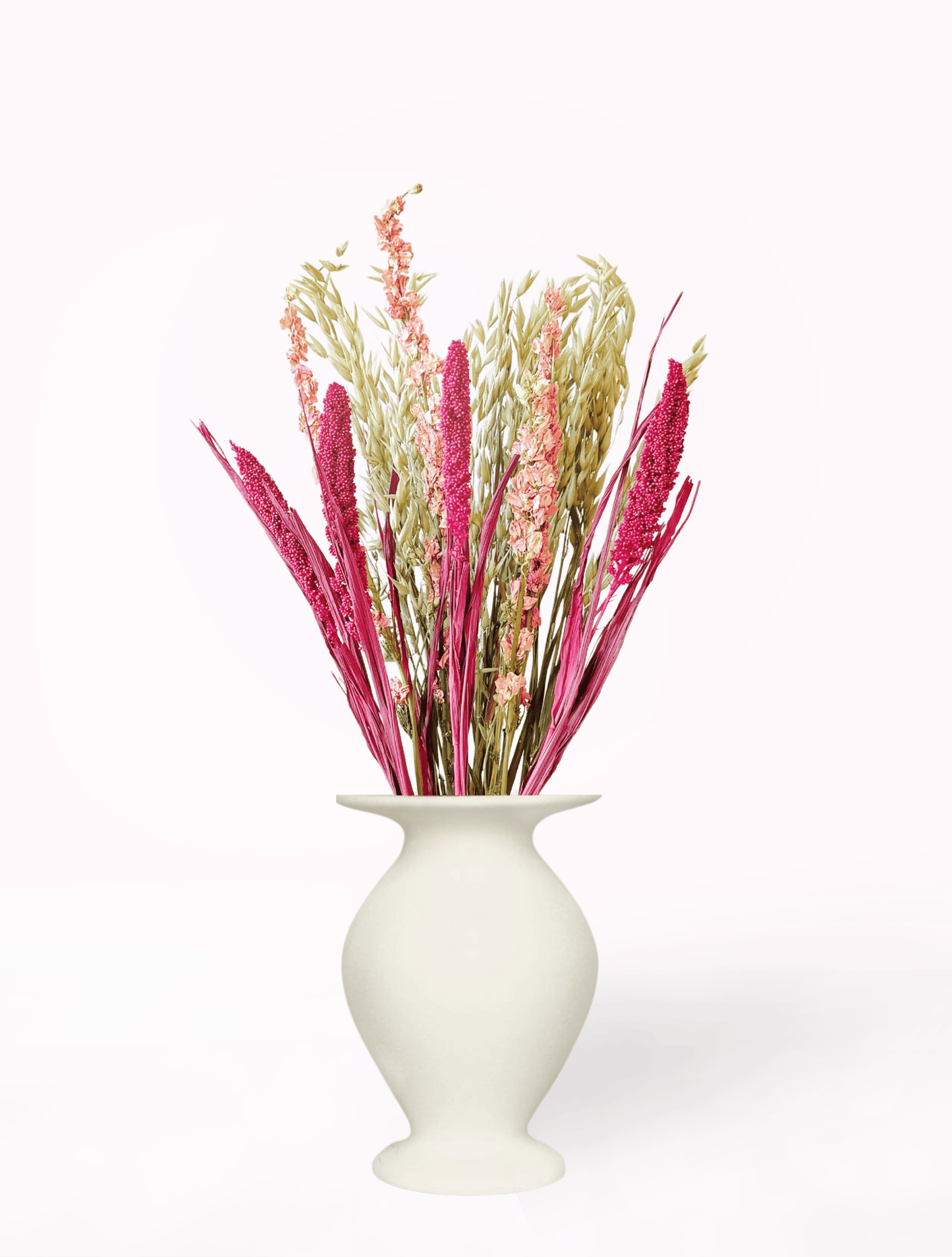 Mild Rosé – Torkad bukett i cerise och gammalrosa toner Palettparadiset