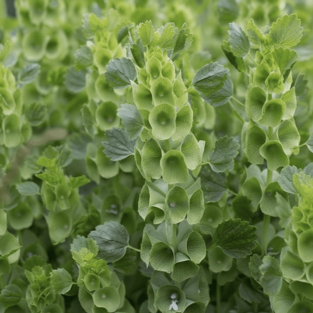Musselsyska ’Bells of Ireland’ – limegrön strukturblomma för buketter & torkning Blomfröer Palettparadiset