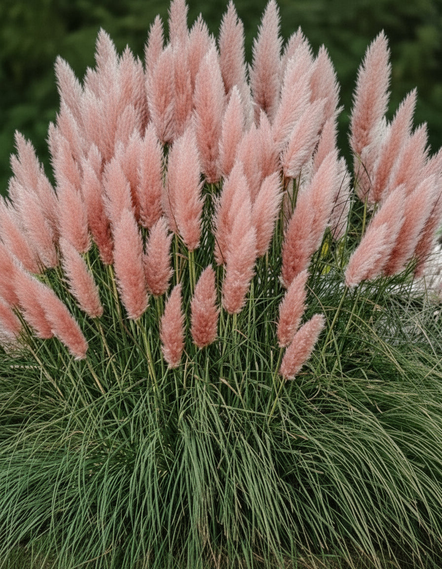 Pampasgräs Pink Plume – Rosa plymer för romantiska planteringar Palettparadiset