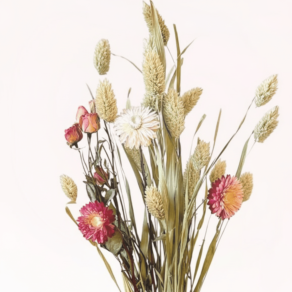 Rosdröm – Torkad bukett i romantiska toner Palettparadiset