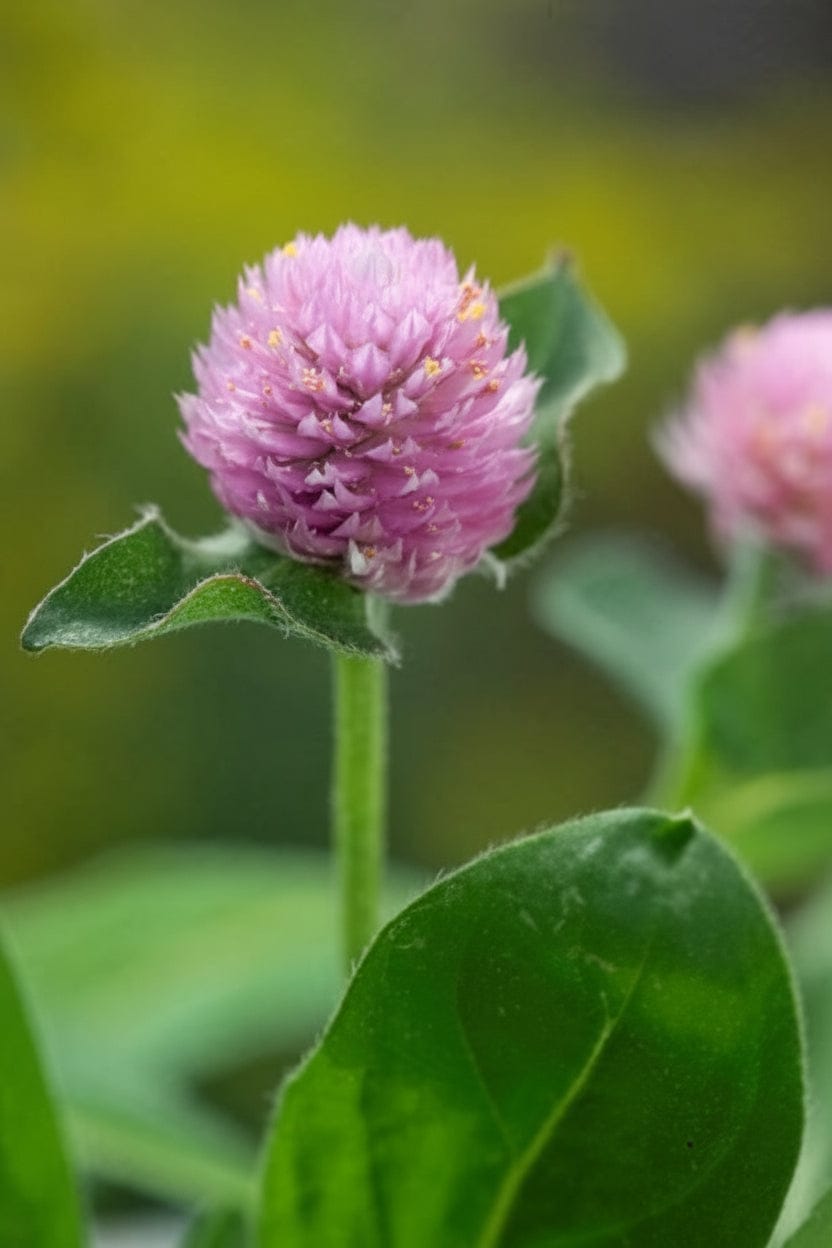 Salmon Pastel – Ljusrosa klotamarant (Gomphrena) för bukett & torkning Palettparadiset
