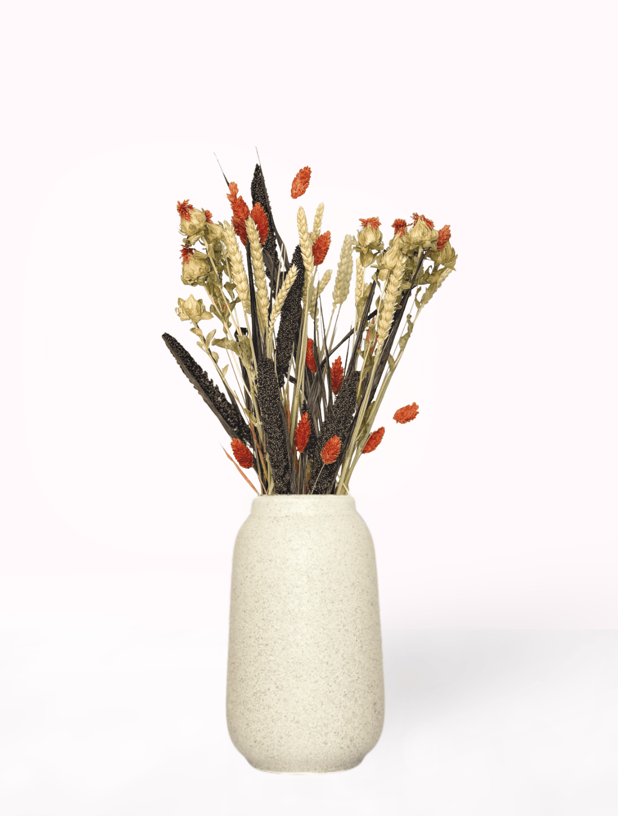 Solglöd – Torkad bukett i varma orangea toner Palettparadiset