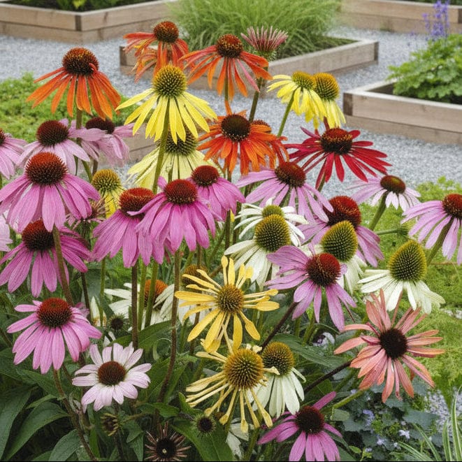 Solhatt ‘Paradiso Tall Mix’ – perenn med höjd, färgspel och lång blomning Blomfröer Palettparadiset