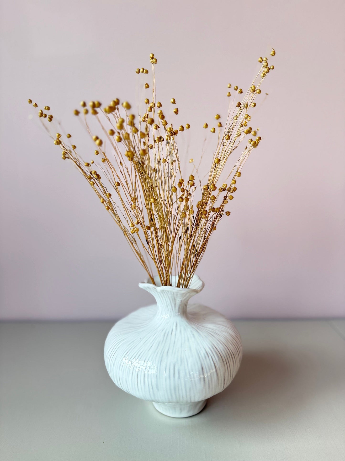 Torkad Lin – Elegant och tidlös inredningsdetalj Palettparadiset